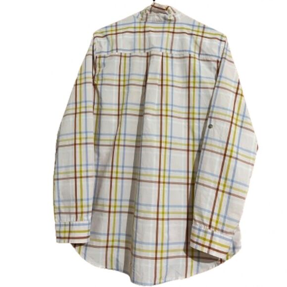 Eddie Bauer Women’s Multi Check Plaid Classic Fit Outdoor Button Down Shirt Sz-L - Picture 6 of 6